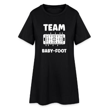 Baby-Foot: - Robe T-shirt Femme - noir - Devant