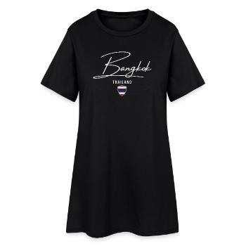 Bangkok Thailand, elegant design Bangkok - Women’s T-Shirt Dress - black - Front