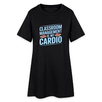 Formation à la gestion de classe des enseignants au lycée - Robe T-shirt Femme - noir - Devant
