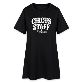 Personnel du cirque - Robe T-shirt Femme - noir - Devant