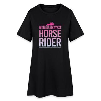 Le cavalier le plus correct du monde - Robe T-shirt Femme - noir - Devant