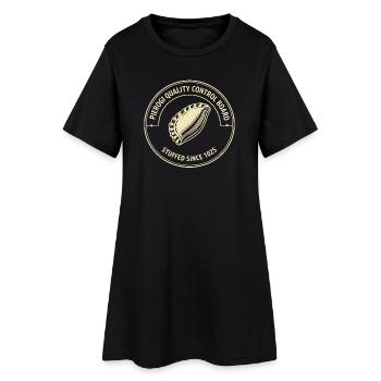 Tableau de contrôle qualité Pierogi - Robe T-shirt Femme - noir - Devant