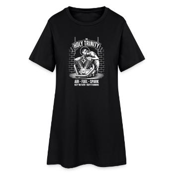 Holy Trinity Ride-Lokomotive - Frauen T-Shirt-Kleid - Schwarz - Vorne
