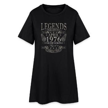 Année du jubilé avril 1976 - Robe T-shirt Femme - noir - Devant
