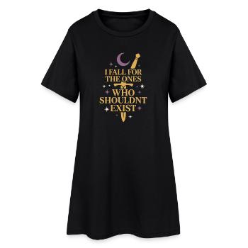Romantasy Fantasy Romance Booktok Lectrice Épicée - Robe T-shirt Femme - noir - Devant