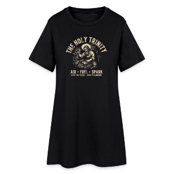 Étincelle de carburant Air du moteur Saint Trinity Tee - Robe T-shirt Femme - noir - Devant