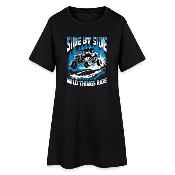 UTV Off Road 4 Wheeler Side by side - Women’s T-Shirt Dress - black - Front