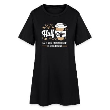 Radiologie Nuklear Atom Nuklearmedizin - Frauen T-Shirt-Kleid - Schwarz - Vorne