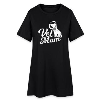 Maman vétérinaire - Robe T-shirt Femme - noir - Devant