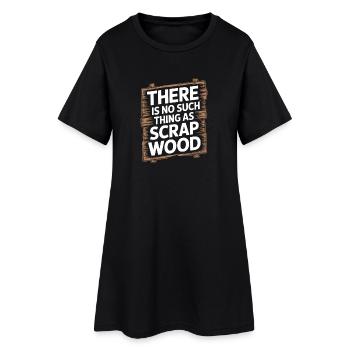 Il n’existe pas de bois de récupération - Robe T-shirt Femme - noir - Devant