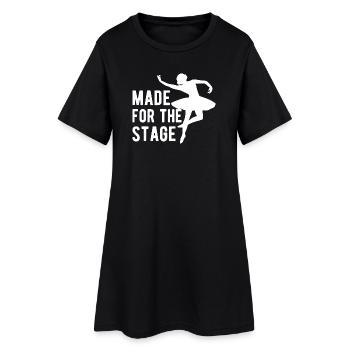 Theater Made For The Stage Actor Musical Design - Frauen T-Shirt-Kleid - Schwarz - Vorne