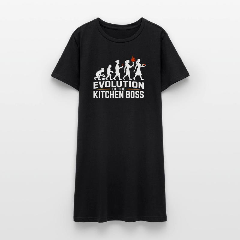 Küchenboss Evolution Frauen T-Shirt-Kleid