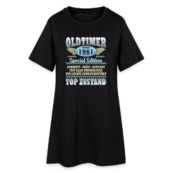 Oldtimer April 1961 Sonderausgabe - Frauen T-Shirt-Kleid - Schwarz - Vorne
