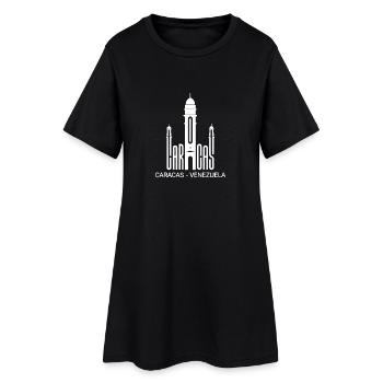 Venezuela, Caracas, Nationalpantheon, Venezolanisch - Frauen T-Shirt-Kleid - Schwarz - Vorne