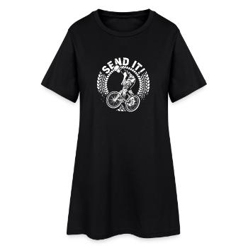 BMX Dirt Jump Envoyé Bike Jump - Robe T-shirt Femme - noir - Devant