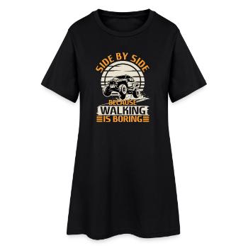 UTV Off Road 4 Wheeler Side by side - Women’s T-Shirt Dress - black - Front