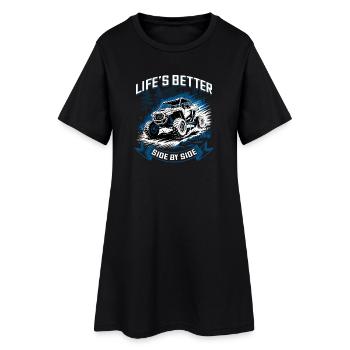 UTV Off Road 4 Wheeler Side by side - Women’s T-Shirt Dress - black - Front