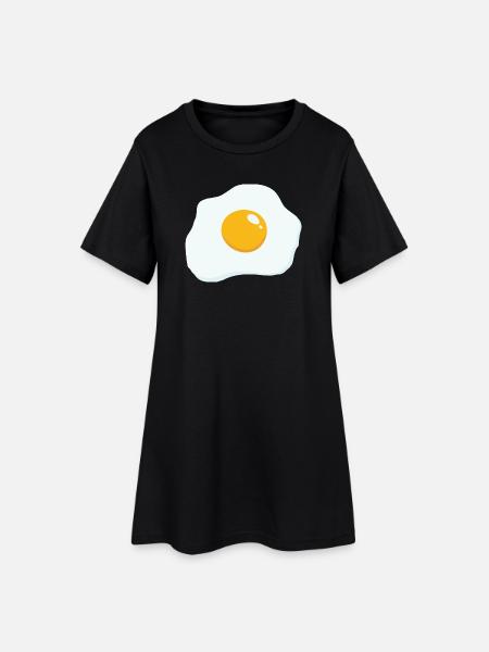 Côté ensoleillé vers le haut - Robe T-shirt Femme - noir