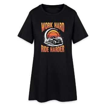 UTV Off Road 4 Wheeler Side by side - Women’s T-Shirt Dress - black - Front