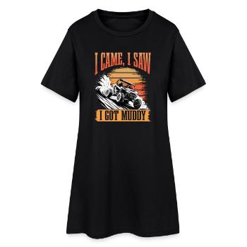 UTV Off Road 4 Wheeler Side by side - Women’s T-Shirt Dress - black - Front