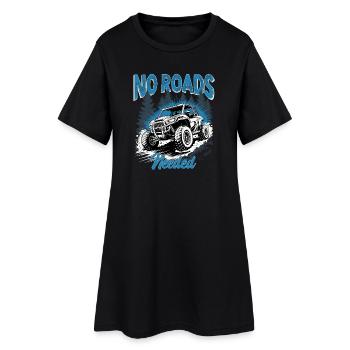 UTV Off Road 4 Wheeler Side by side - Women’s T-Shirt Dress - black - Front