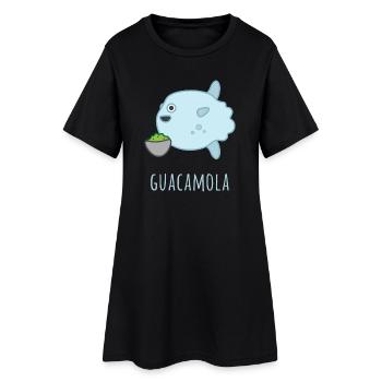 Mola Mola Guacamola - Robe T-shirt Femme - noir - Devant