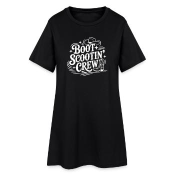 Équipage de Boat Scootin' - Robe T-shirt Femme - noir - Devant
