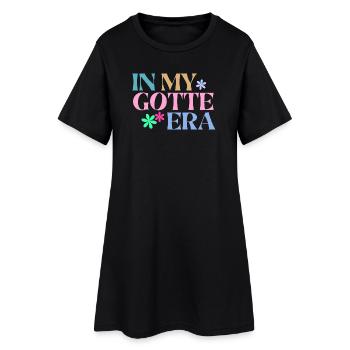 En mon t-shirt de l’ère Gotte – Cadeau de la Marraine Gotti - Robe T-shirt Femme - noir - Devant
