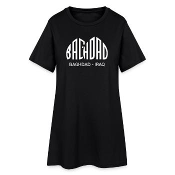Voyage de Bagdad dans la capitale de l’Irak Touristes Irakiens - Robe T-shirt Femme - noir - Devant