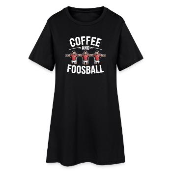 Évolution du Foot de table Baby-foot Drôle Baby-foot - Robe T-shirt Femme - noir - Devant