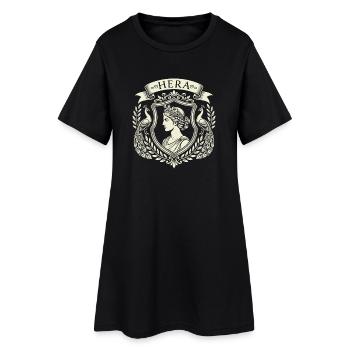Hera Pfau - Robe T-shirt Femme - noir - Devant