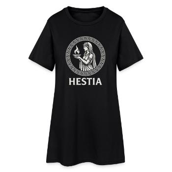 Cercle de Flammes d’Hestia - Robe T-shirt Femme - noir - Devant