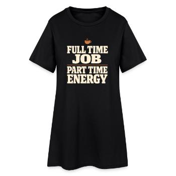 Millénial épuisé, adulte fatigué, - Robe T-shirt Femme - noir - Devant