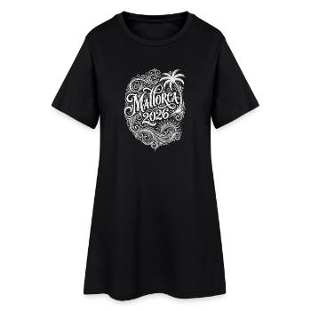 Déclaration de Majorque 2026 - Robe T-shirt Femme - noir - Devant