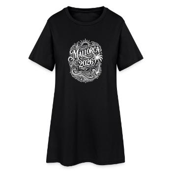 Déclaration de Majorque 2026 - Robe T-shirt Femme - noir - Devant