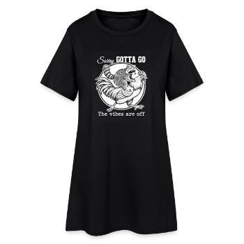 Emblème du Cercle du Faut Manger - Robe T-shirt Femme - noir - Devant