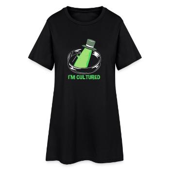 Microbiologie Biologie Biologiste biologique - Robe T-shirt Femme - noir - Devant