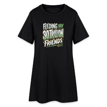 Nutrition Health Expert - Women’s T-Shirt Dress - black - Front