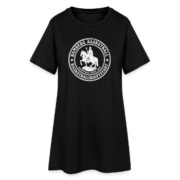 Bamberg Basketball since 1955 Basketballhauptstadt - Frauen T-Shirt-Kleid - Schwarz - Vorne