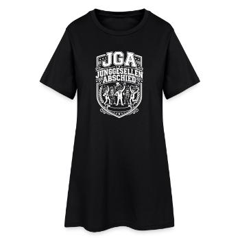 JGA Junggesellenabschied Spruch - Frauen T-Shirt-Kleid - Schwarz - Vorne