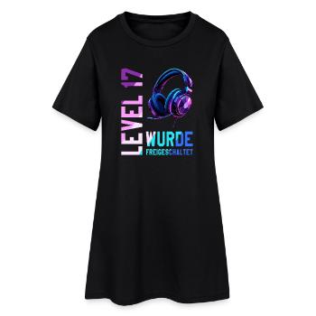 17. Geburtstag Junge Mädchen Teenager Level 17 - Frauen T-Shirt-Kleid - Schwarz - Vorne