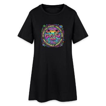 Voyage entre filles 2026 – Amitié inoubliable - Robe T-shirt Femme - noir - Devant