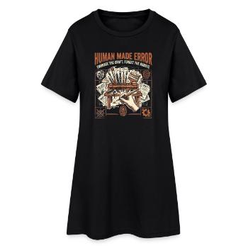 Human Error - Women’s T-Shirt Dress - black - Front