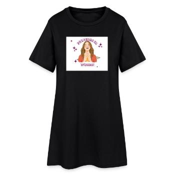 Proverbs 31 Woman Faith Glow - Women’s T-Shirt Dress - black - Front