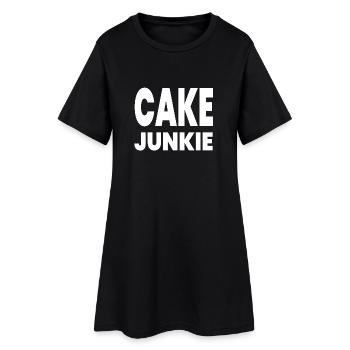 Gâteau - Robe T-shirt Femme - noir - Devant