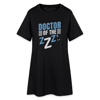 Anesthésiste Docteur en anesthésie ZZZ - Robe T-shirt Femme - noir - Devant