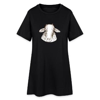 Sheep - Women’s T-Shirt Dress - black - Front