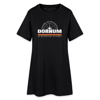 Dornum - Women’s T-Shirt Dress - black - Front