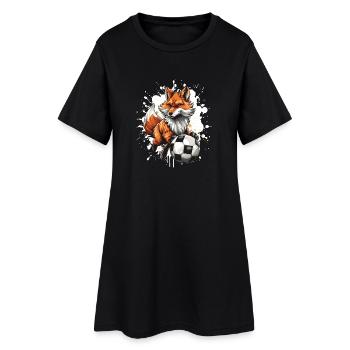 Équipe de football de Fox - Robe T-shirt Femme - noir - Devant