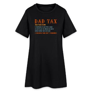 T-shirt de définition de la taxe pour les pères - Robe T-shirt Femme - noir - Devant